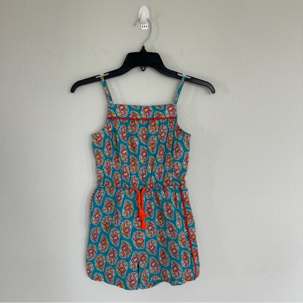 Mini Boden Paisley Print Romper Size 8-9Y
